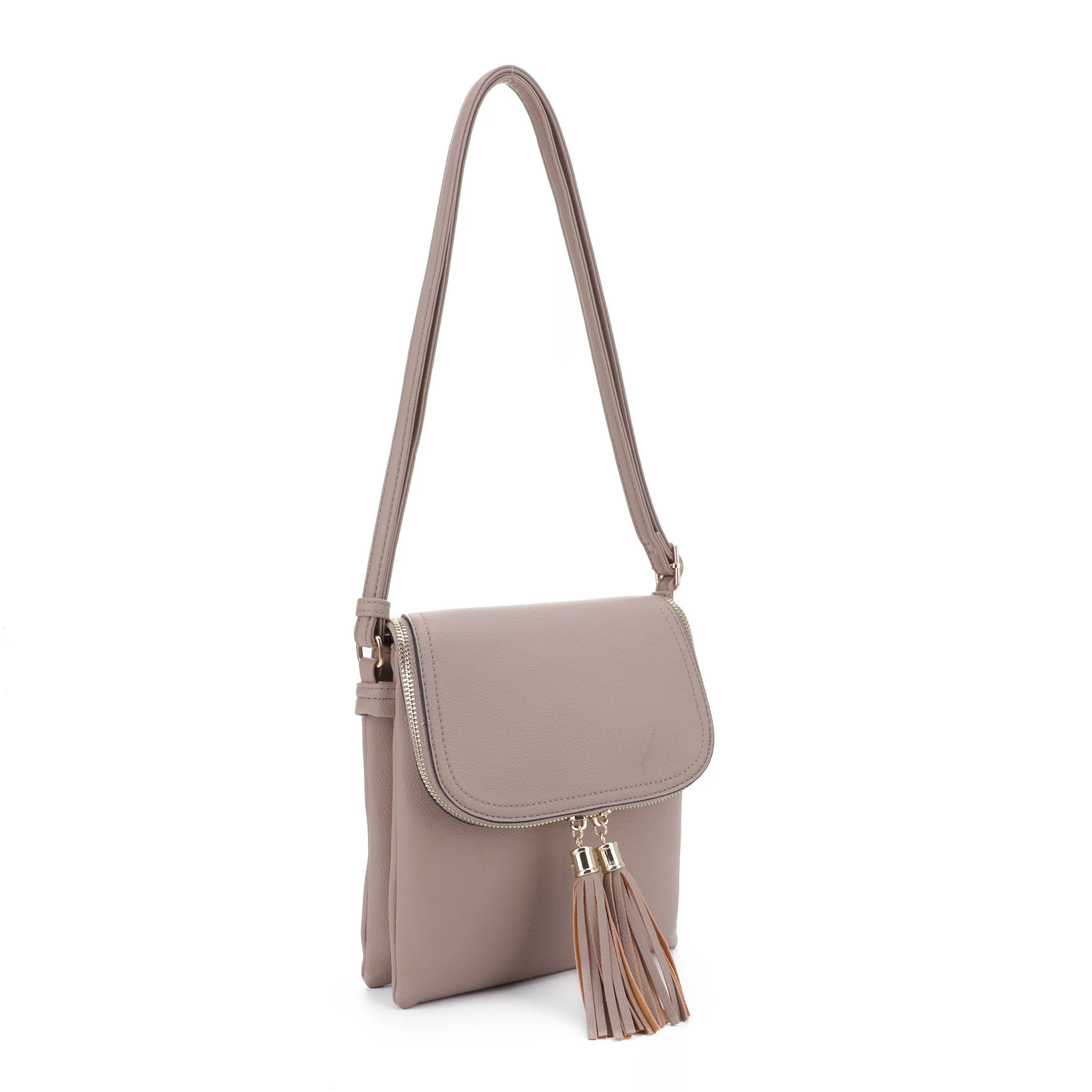 Thalia Double Tassel Flap Crossbody