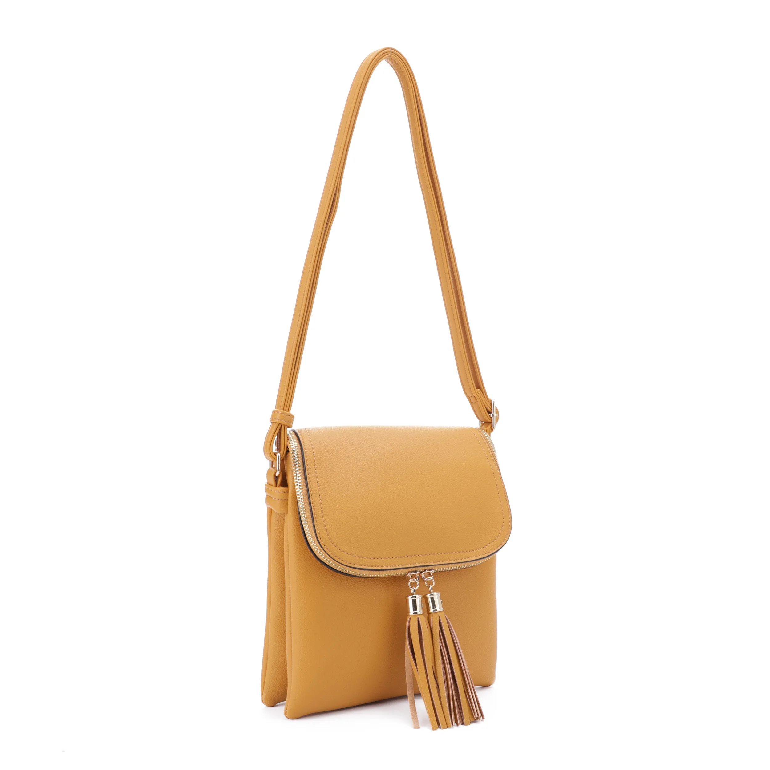 Thalia Double Tassel Flap Crossbody
