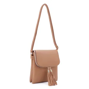Thalia Double Tassel Flap Crossbody