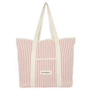 The Beach Bag - Lauren's Pink Stripe