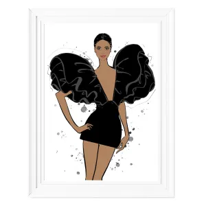 The Little Black Dress - Striking in Black