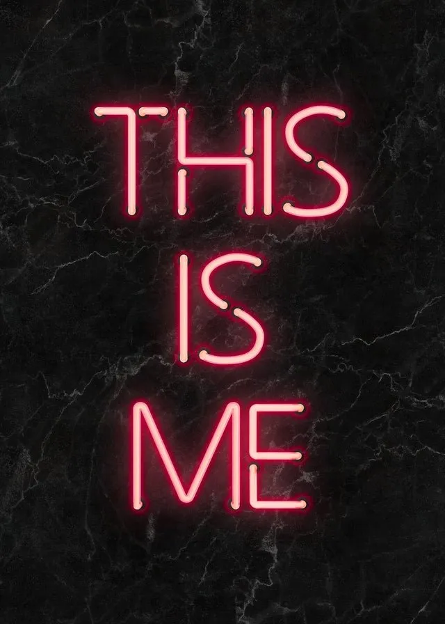 This Is Me Neon Print