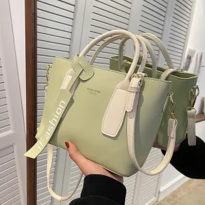 Top Handle Satchel Bucket Bag