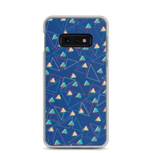 Triangular Candied Blue Samsung Case