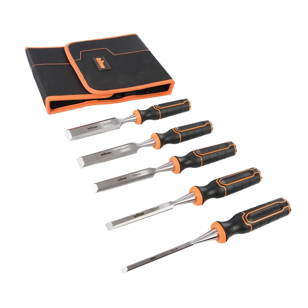 Triton Wood Chisel Set 5pce - TWCS5 6, 13, 19, 25 & 32mm 5pce