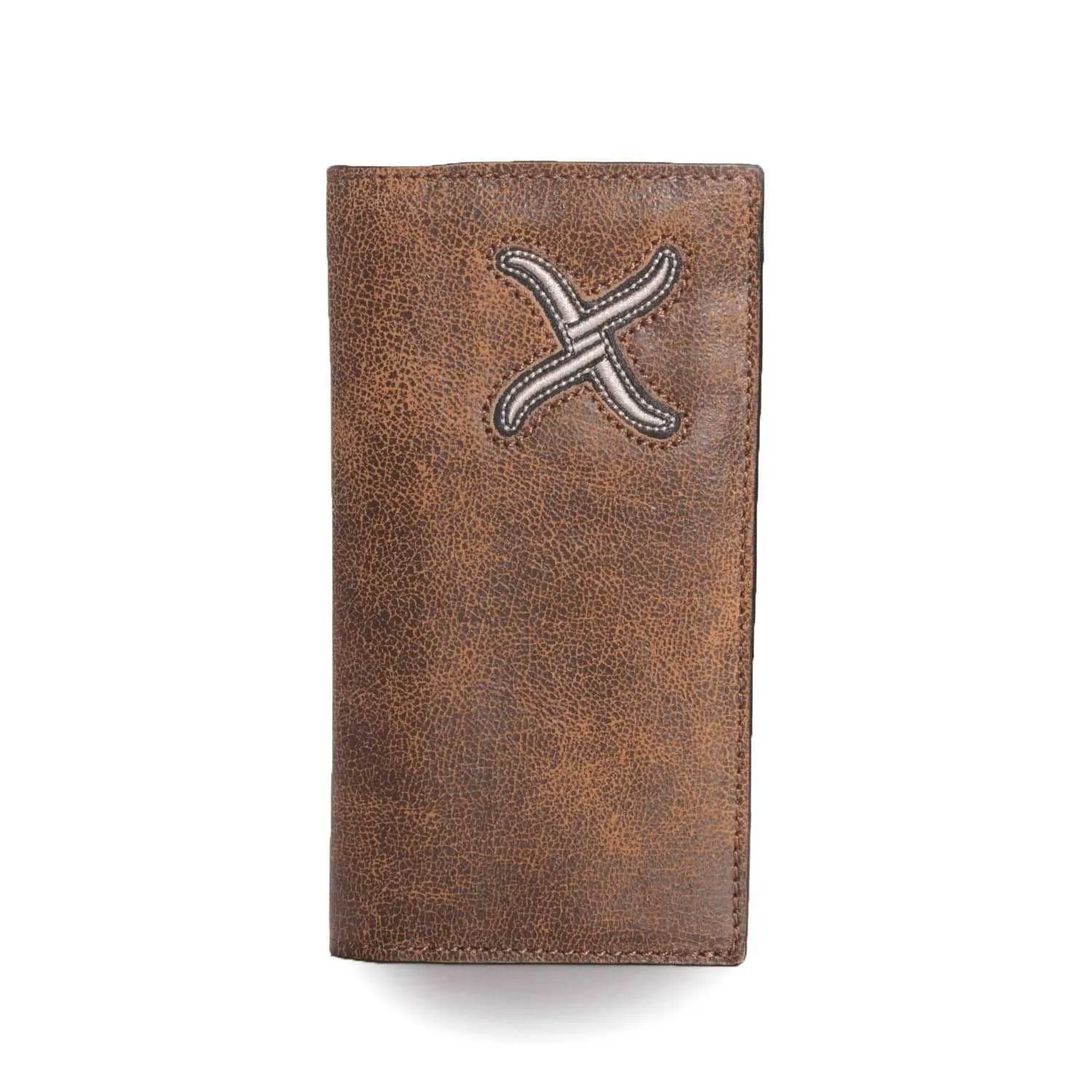 Twisted X Distressed Checkbook