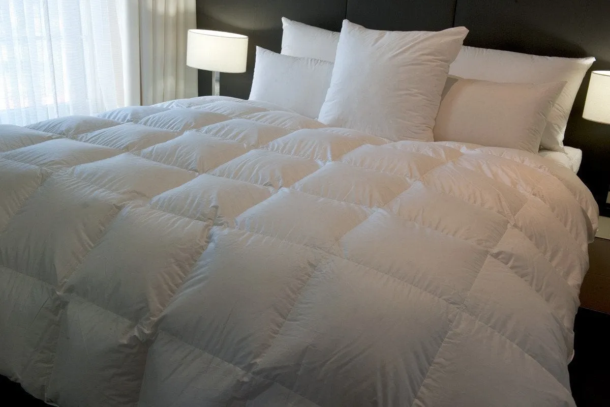 Ultra Light Baffle Boxed Mega King Size Quilt 98-99% White Premium Hand Select Polish Goose Down 5 Blanket Warmth 900  Fill Power