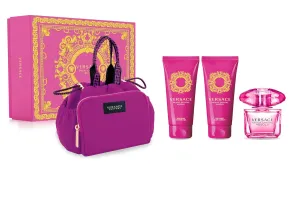 Versace, bright crystal set L 4 PIECE GIFT SET - 3.0 OZ  Easy travel Kit included