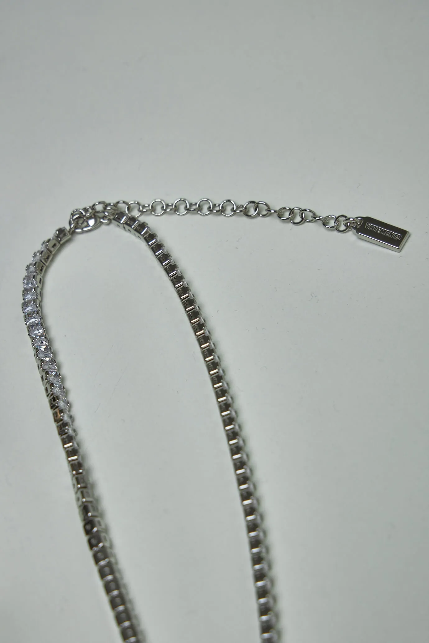 Vetements Crystal Heart Necklace