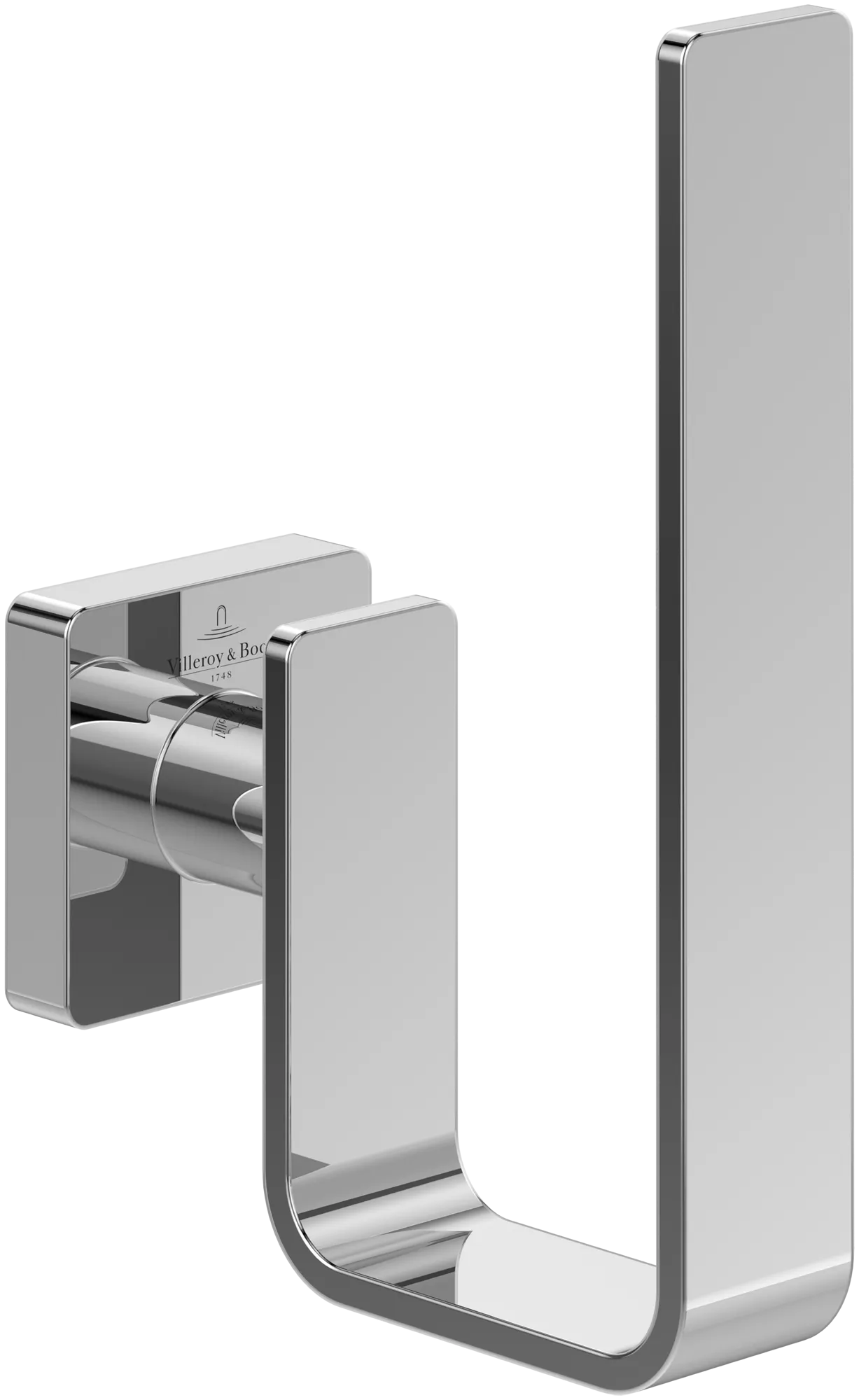 Villeroy & Boch Elements Striking Vertical Toilet Roll Holder Chrome
