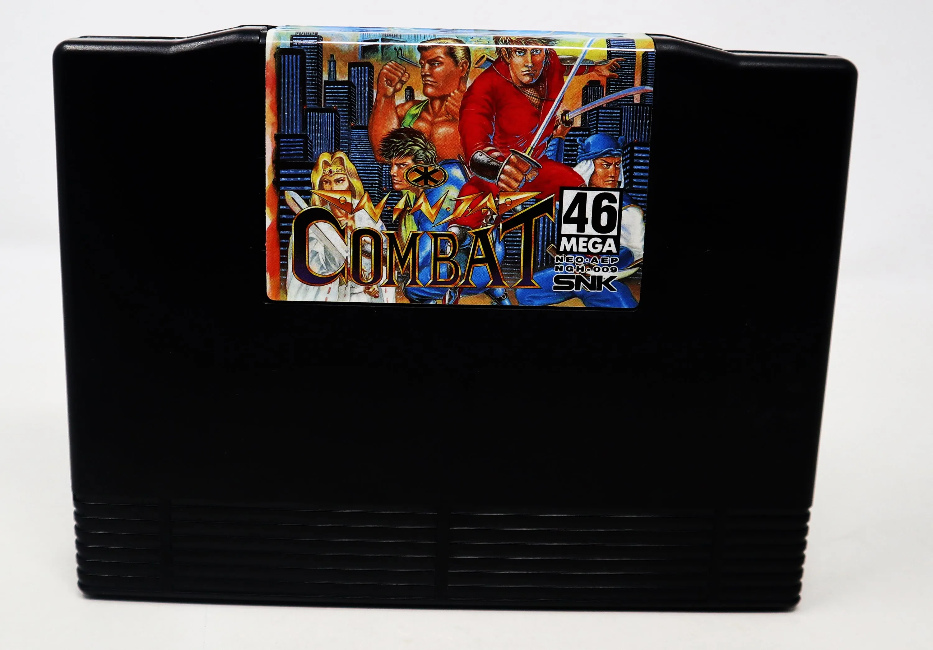 Vintage 1990 90s SNK Neo-Geo AES Ninja Combat 46 MEGA Super High Tech Fighting Video Game Japan Rare