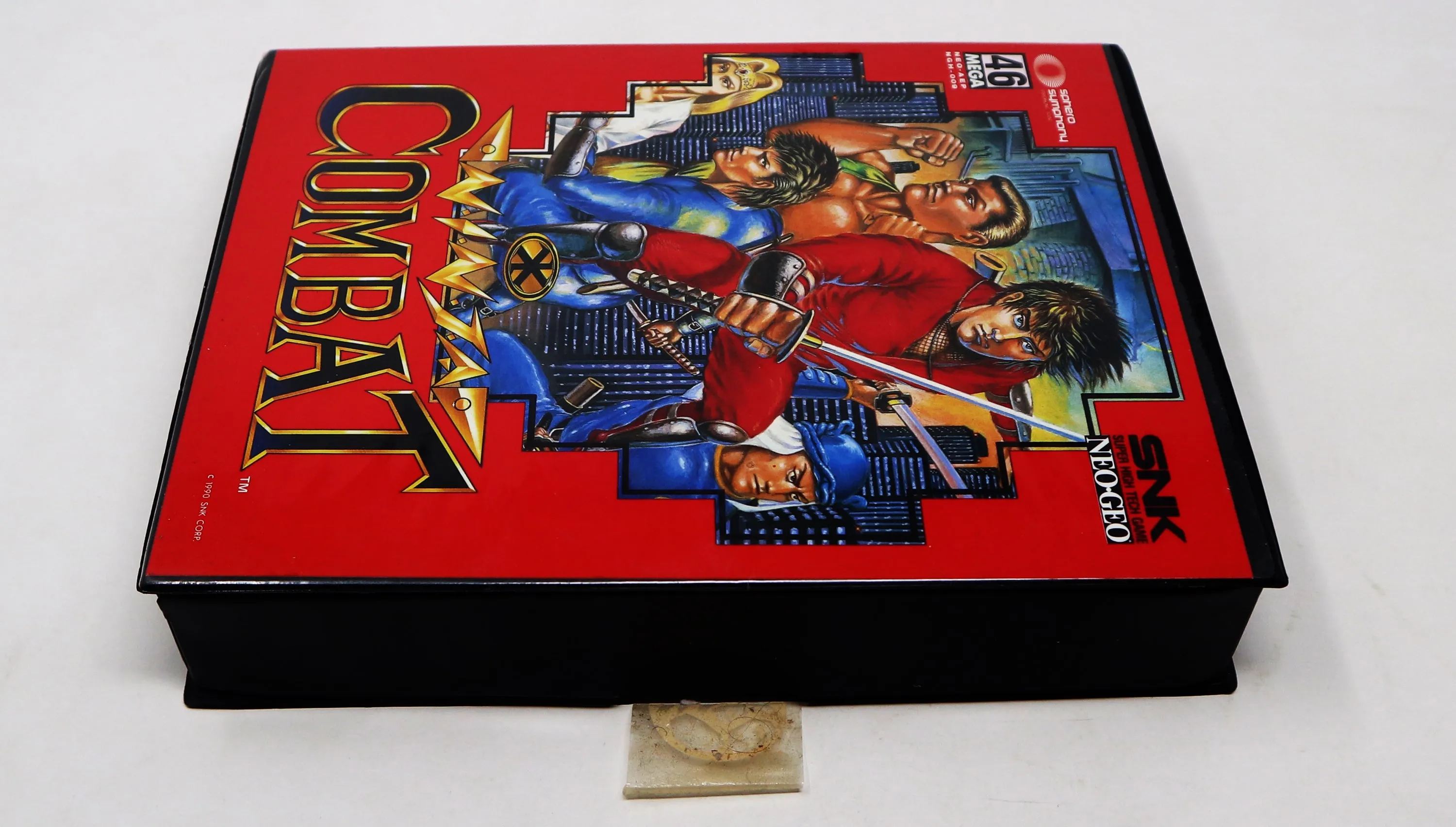 Vintage 1990 90s SNK Neo-Geo AES Ninja Combat 46 MEGA Super High Tech Fighting Video Game Japan Rare