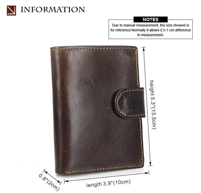 Vintage Leather Multi-functional Wallet - 4 Colors