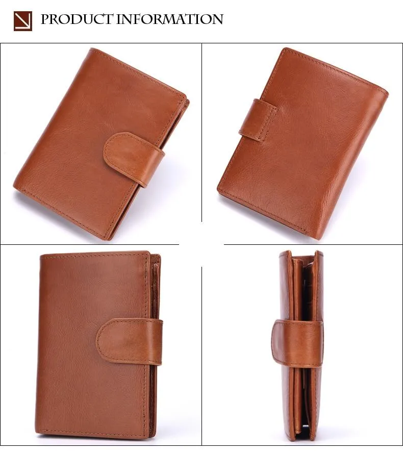 Vintage Leather Multi-functional Wallet - 4 Colors