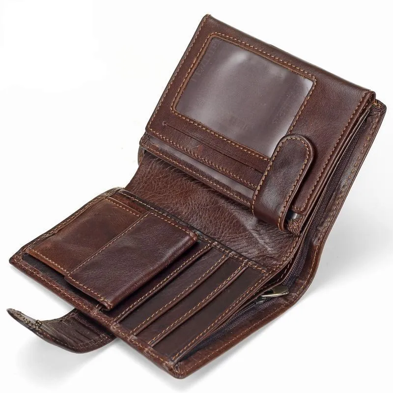 Vintage Leather Multi-functional Wallet - 4 Colors