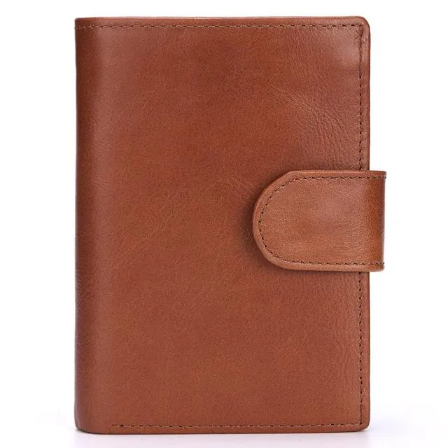 Vintage Leather Multi-functional Wallet - 4 Colors