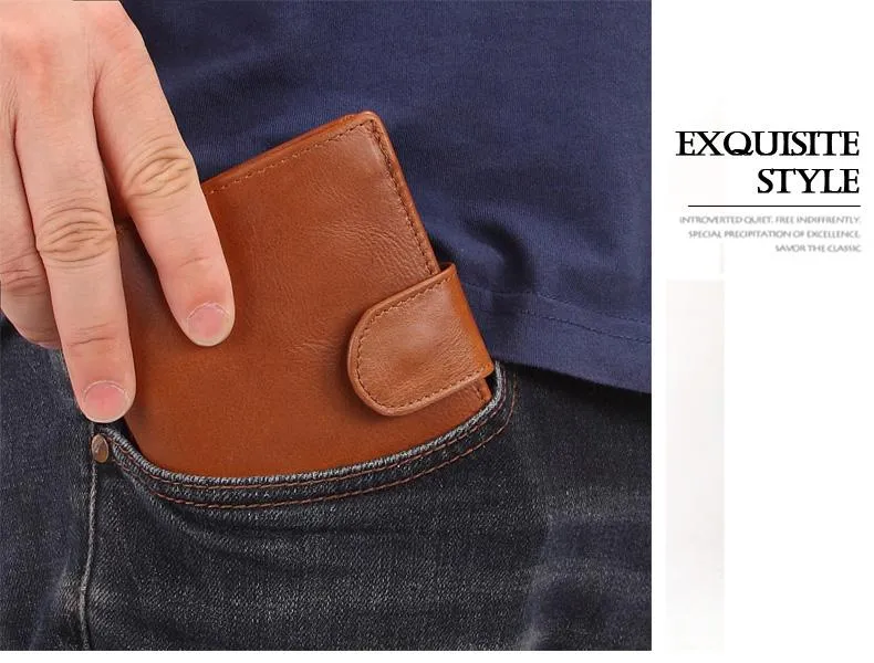 Vintage Leather Multi-functional Wallet - 4 Colors