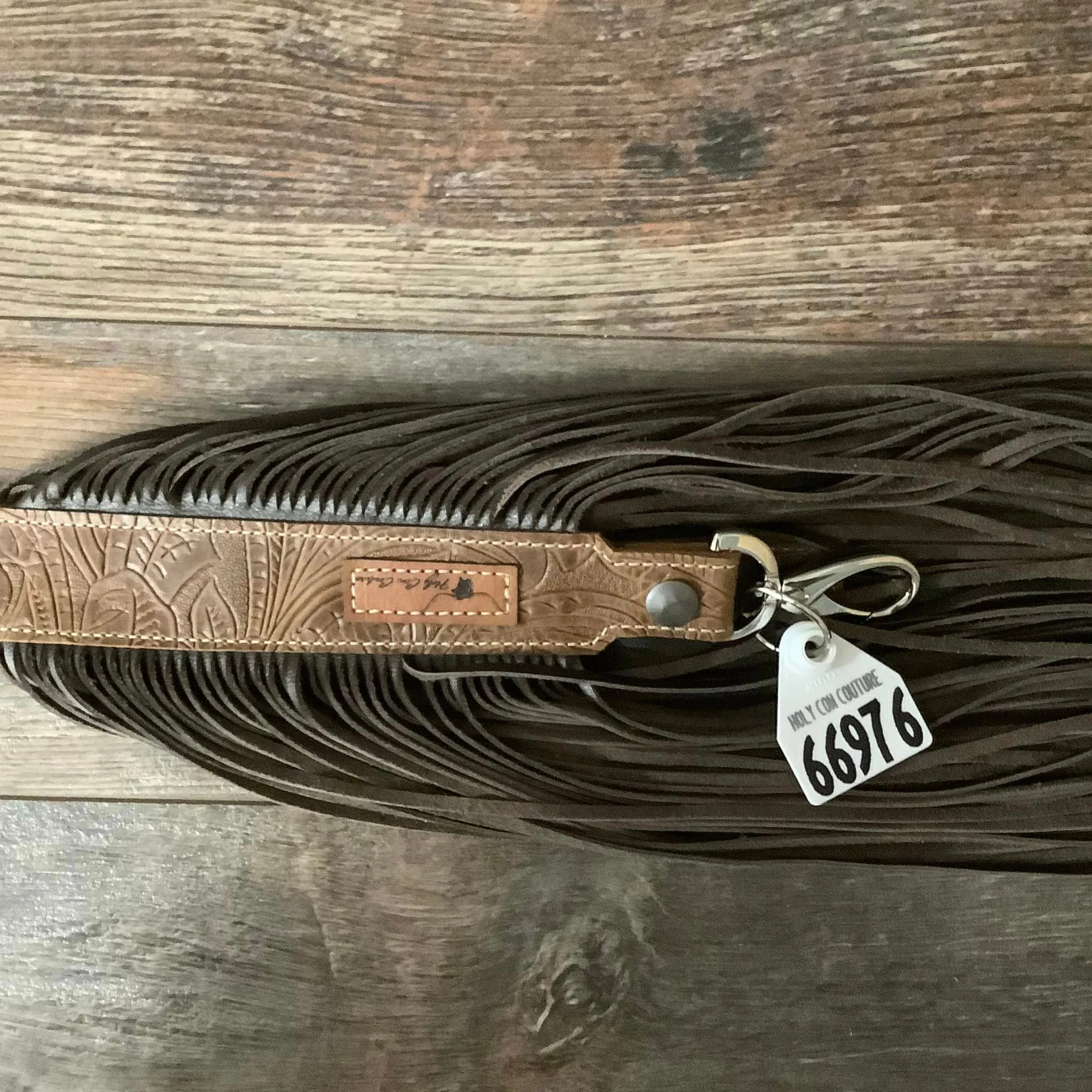 Western Mini Leather Fringe Strap 36" #66976