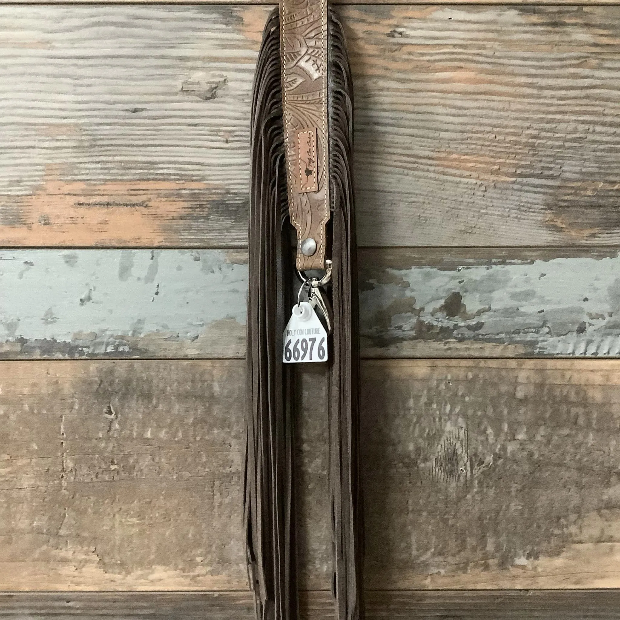 Western Mini Leather Fringe Strap 36" #66976