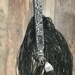 Western Mini Leather Fringe Strap 48" #22811