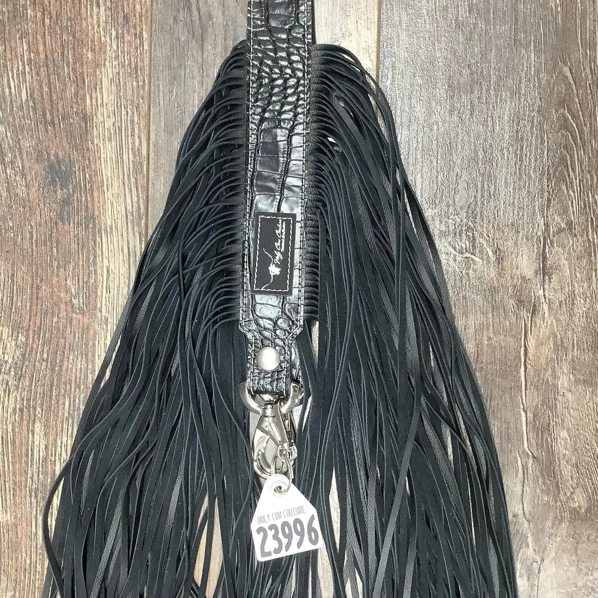 Western Mini Leather Fringe Strap 48" #23996