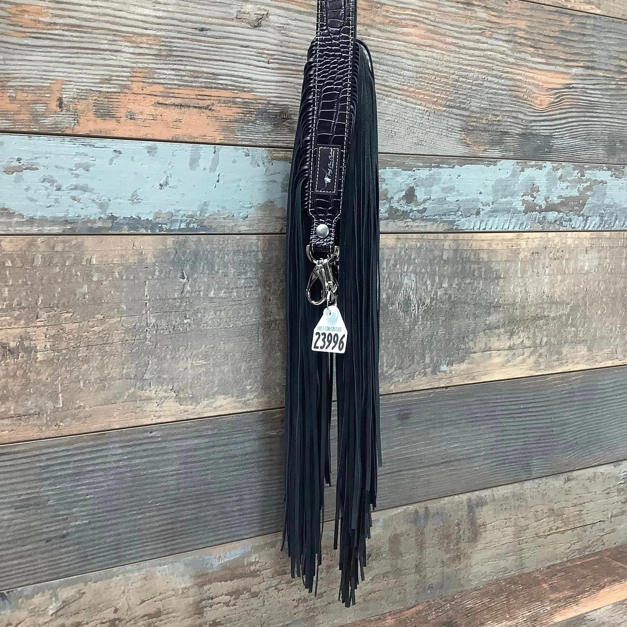 Western Mini Leather Fringe Strap 48" #23996