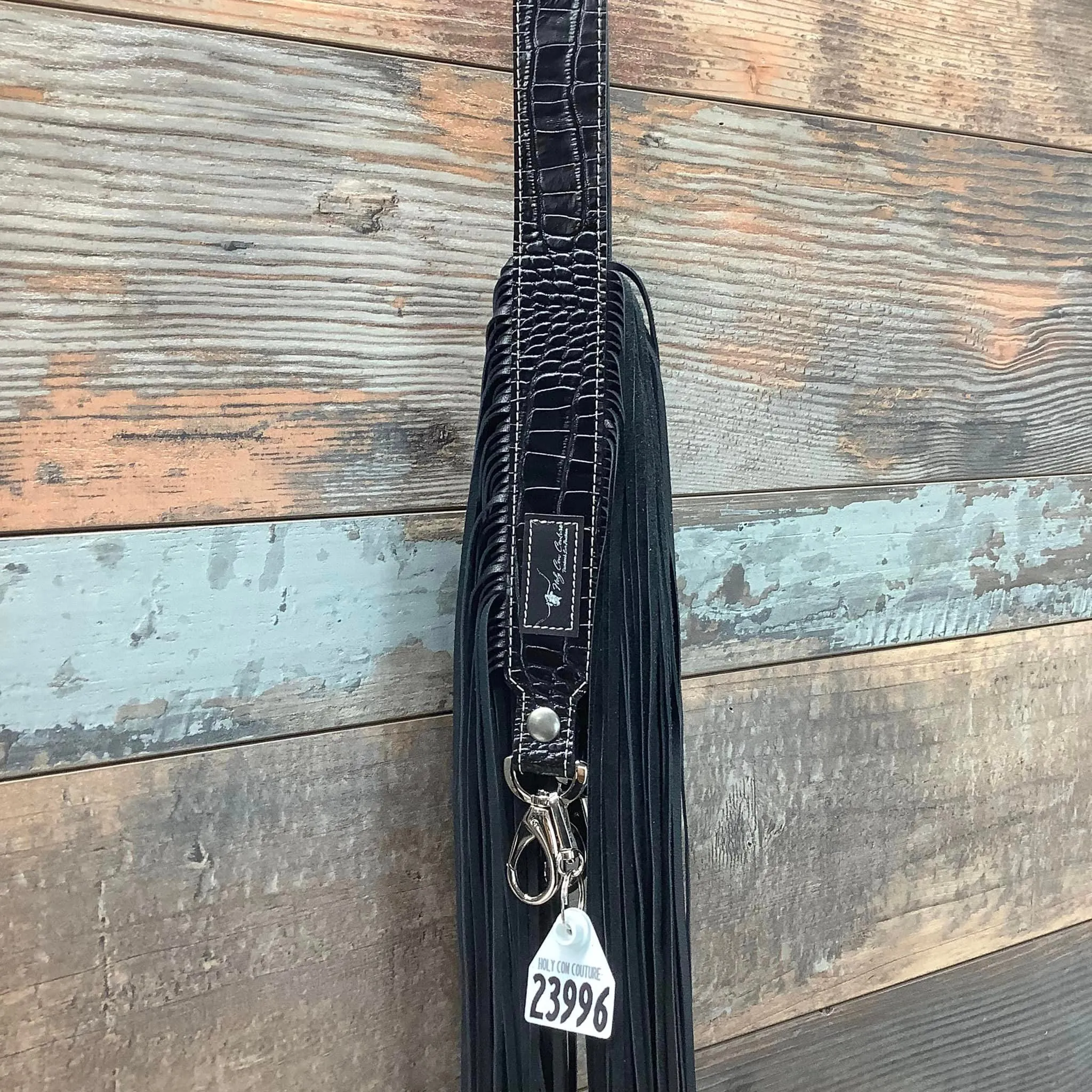 Western Mini Leather Fringe Strap 48" #23996