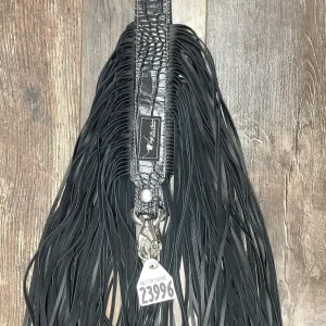 Western Mini Leather Fringe Strap 48" #23996