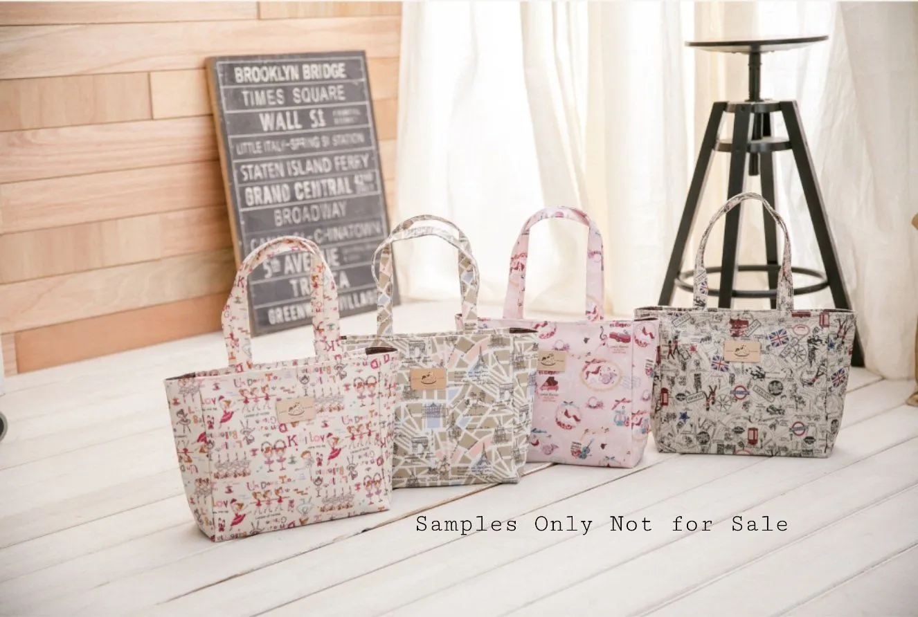 White Cat Yoga Medium Tote