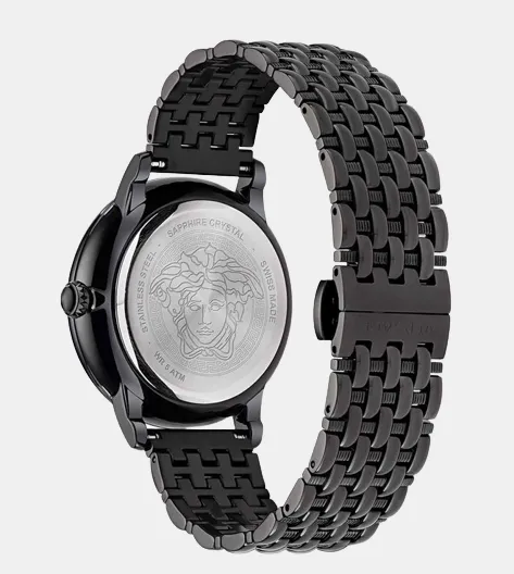 Women Black Analog Stainless Steel Watch VE2R00422