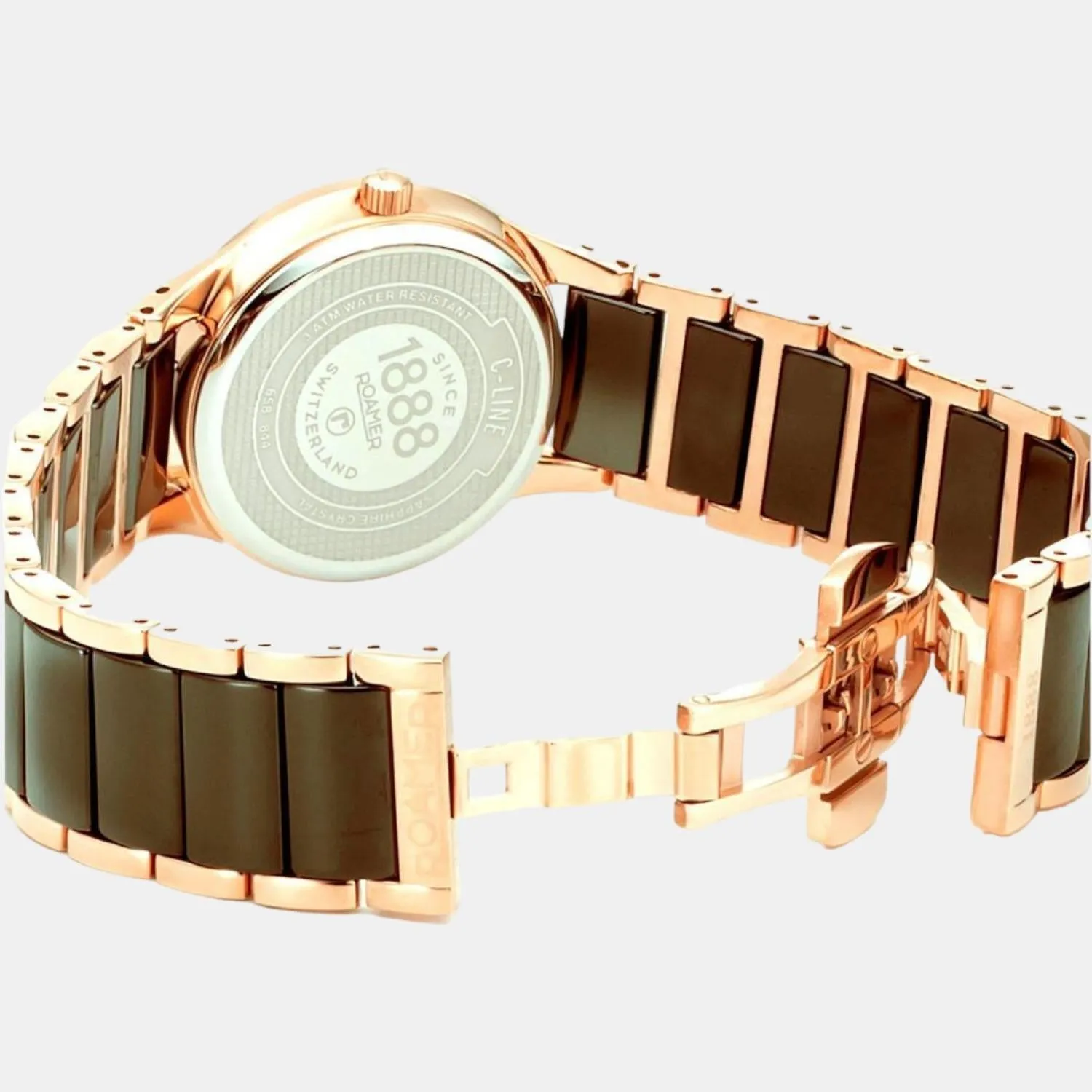 Women Brown Analog Stainless Steel Watch 658844 49 65 63