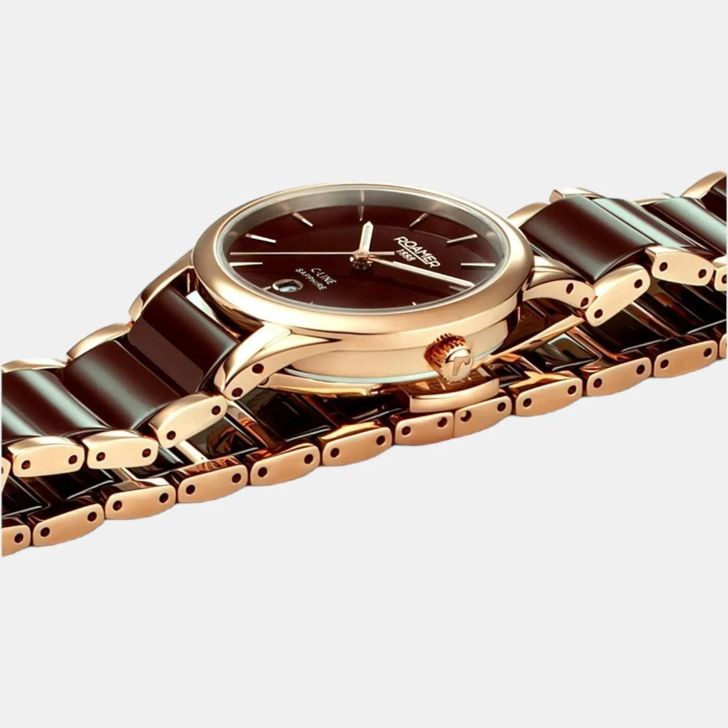 Women Brown Analog Stainless Steel Watch 658844 49 65 63