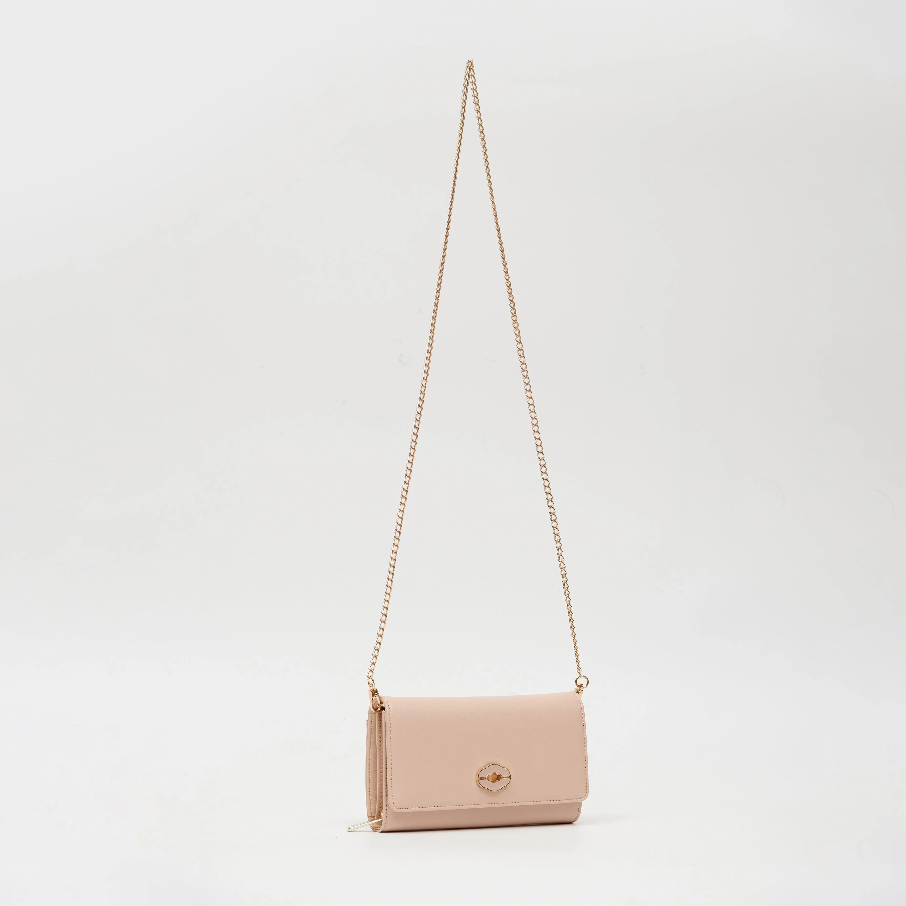 Women Chain Handle Quilted Long Purse - TLLP1411PN3ML2