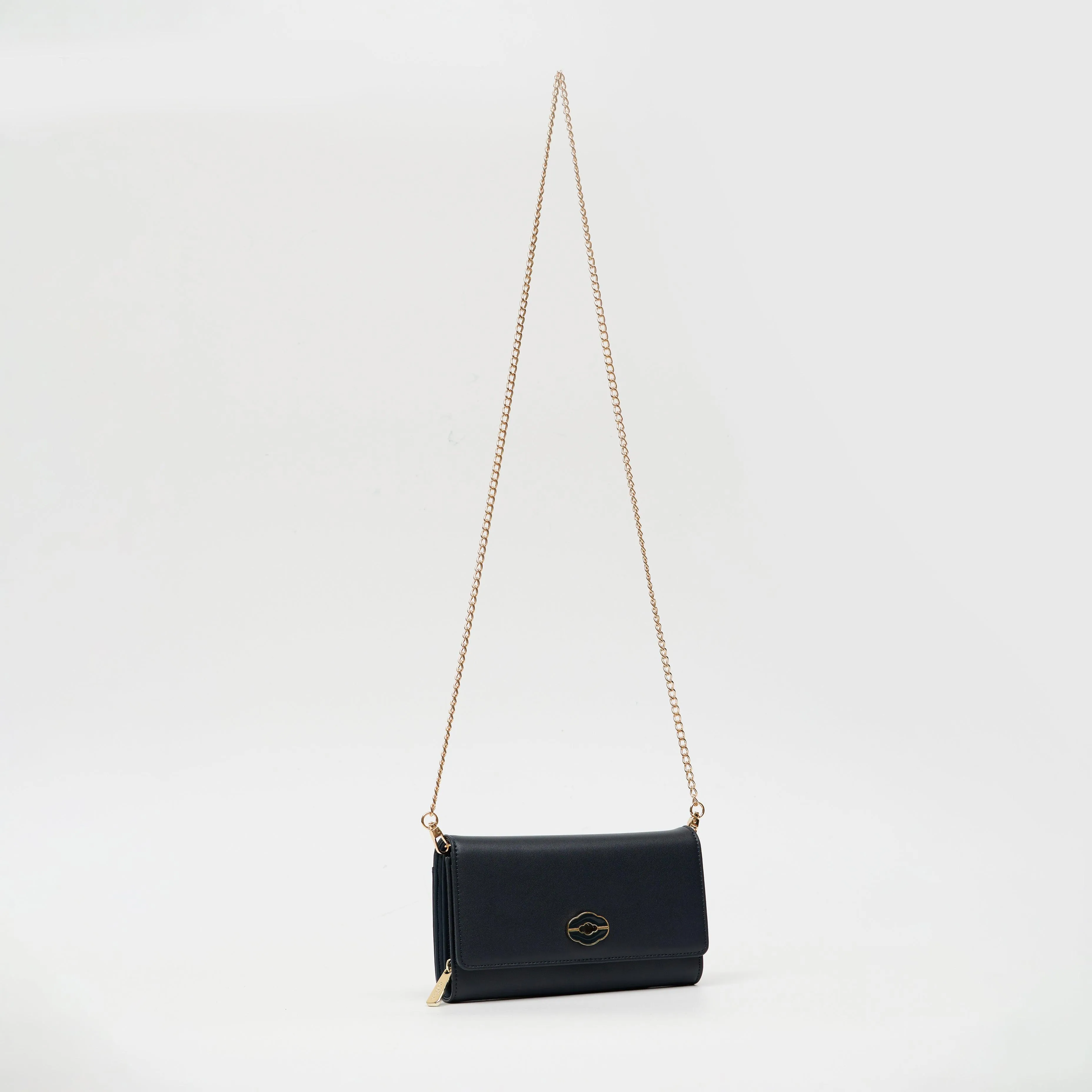 Women Chain Handle Quilted Long Purse - TLLP1411PN3ML2