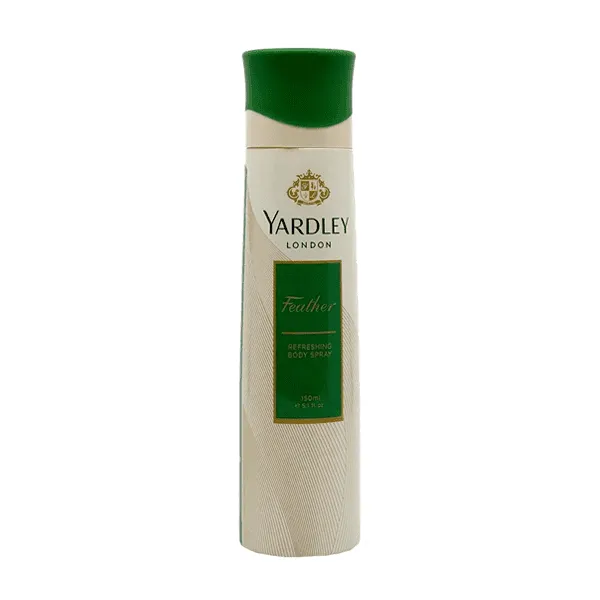 YARDLEY LONDON FEATHER BODY SPRAY 150ML